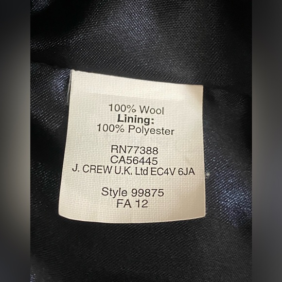 J. Crew Size 6 Lady Jacket Cropped Blazer Double Serge Wool Berry Pink - Picture 10 of 13